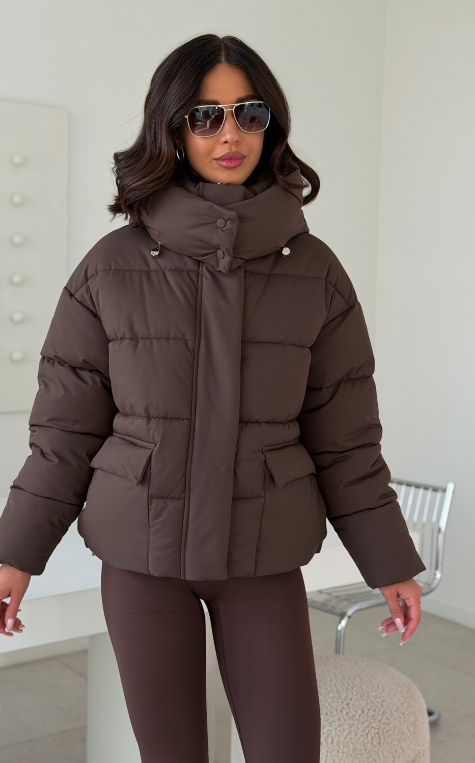 Куртка зимняя короткая дутая пуховик зефирка оверсайз Куртка зимняя короткая дутая пуховик зефирка оверсайз