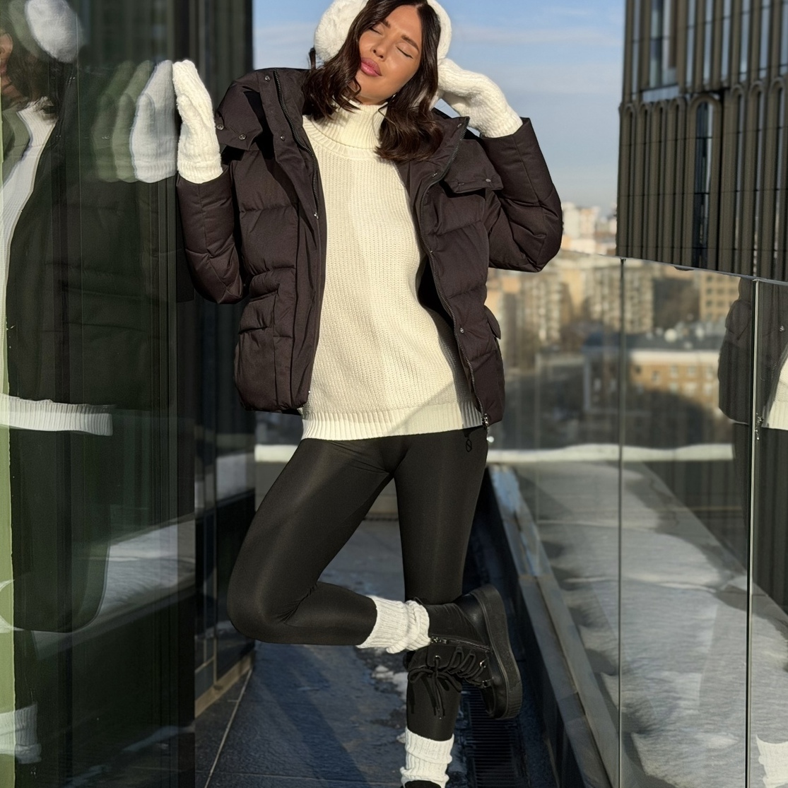 Куртка женская зимняя короткая дутая пуховик зефирка оверсайз черная Куртка женская зимняя короткая дутая пуховик зефирка оверсайз черная