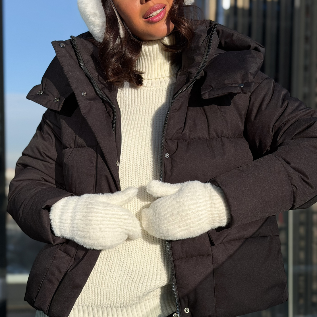 Куртка женская зимняя короткая дутая пуховик зефирка оверсайз черная Куртка женская зимняя короткая дутая пуховик зефирка оверсайз черная